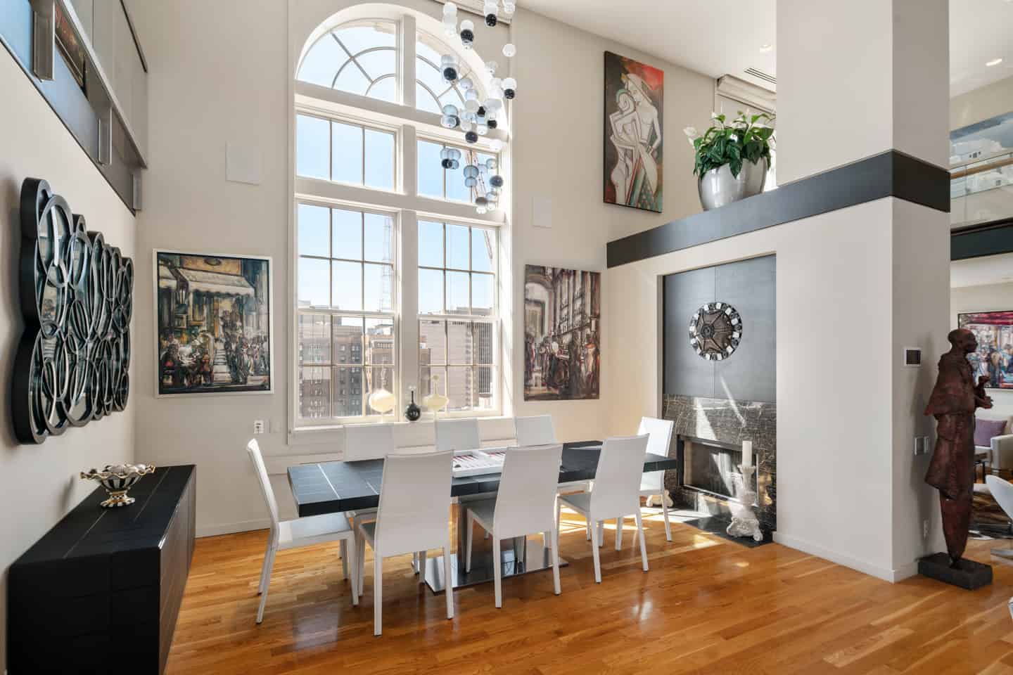 Real Estate Photographs of a Luxury Penthouse on Locust Street, in Philadelphia, PA